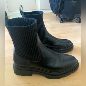 Zara Black Booties